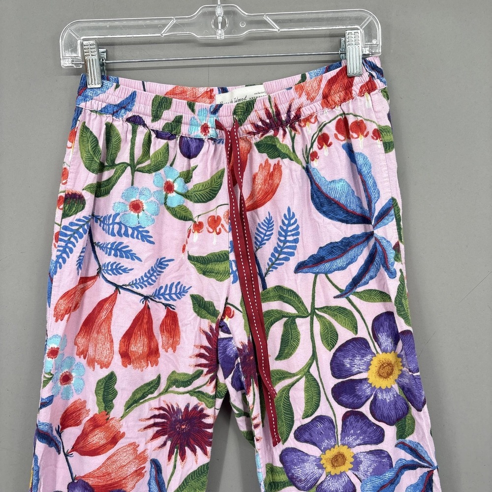 Rosa De Weerd‎ Anthropologie Pajama Pants Womens XS Multicolor Floral Jersey - Picture 2 of 12